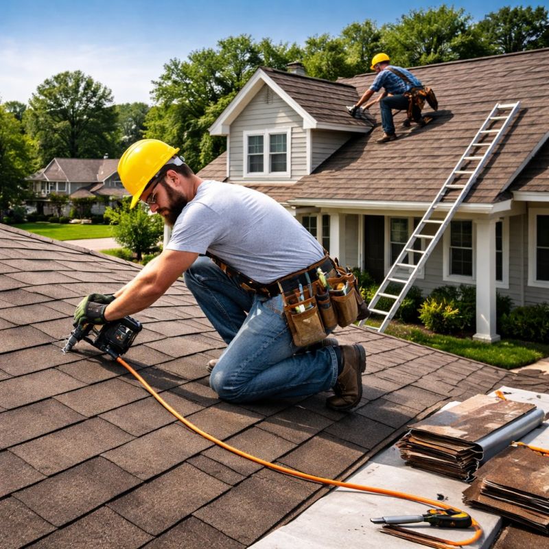 Asphalt Shingle Roof Installation in Manchester, NH