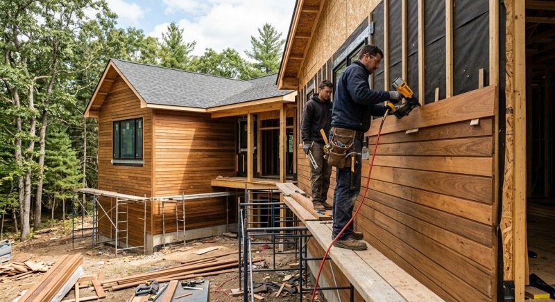 Barn Wood Siding Installation in Boston, MA