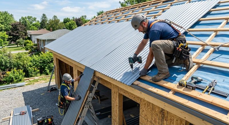Copper Roof Installation in Fredericksburg, VA