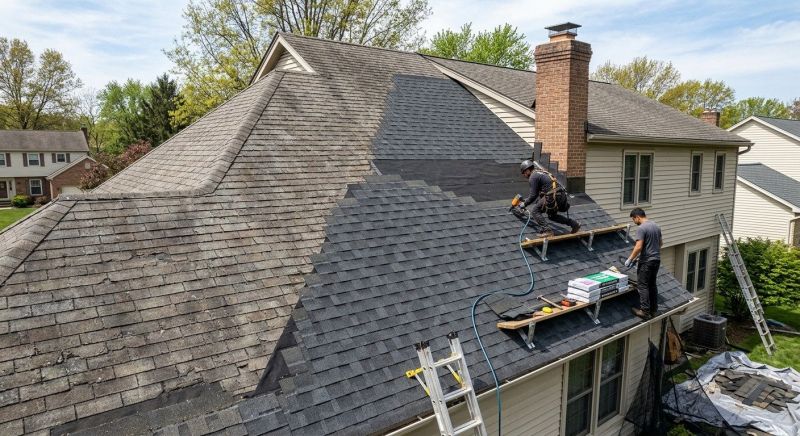 Damaged Roof Replacement in Framingham, MA