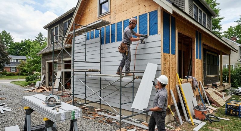 Fiberboard Siding Installation in Boston, MA