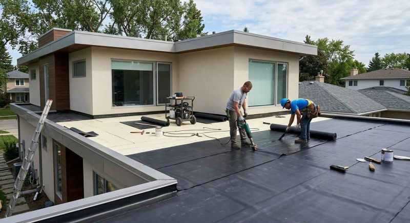 Flat Roof Installation in Fredericksburg, VA