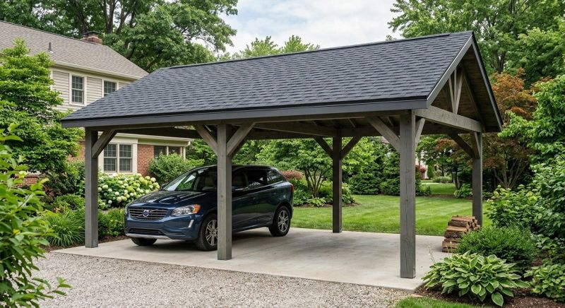 Porch Roofing Installation in Framingham, MA